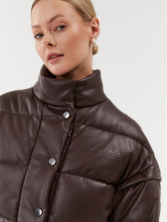 Guess Guess Winterjacke Ivana W3BL12 WFSP0 Braun Regular Fit