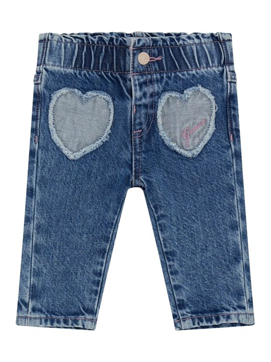 Spodnie materiałowe Guess Kids, Rozmiar 3/6M, Niebieskie, 171289