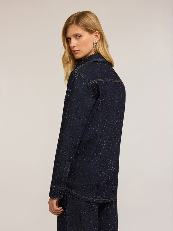 Motivi Motivi Koszula 5409W000490N034 Niebieski Regular Fit