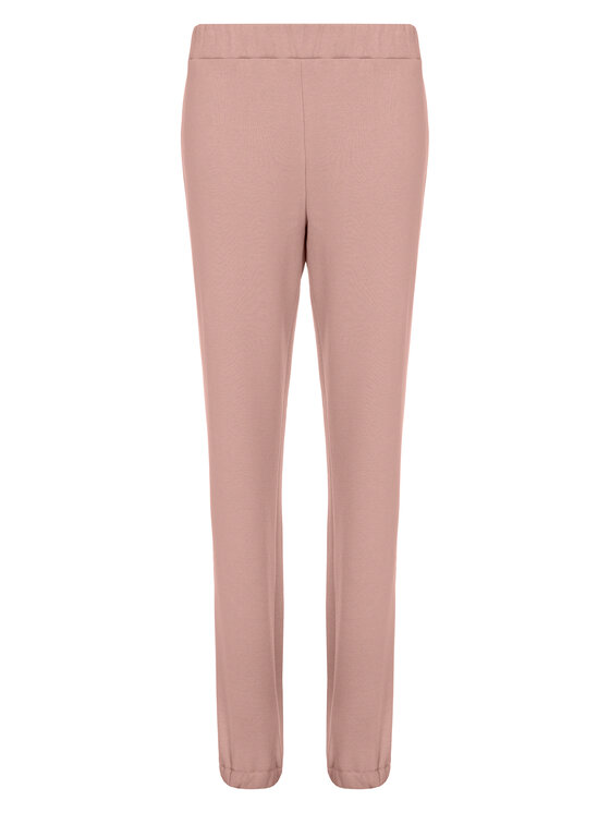 LAURELLA LAURELLA Spodnie dresowe 3TU014 Różowy Regular Fit