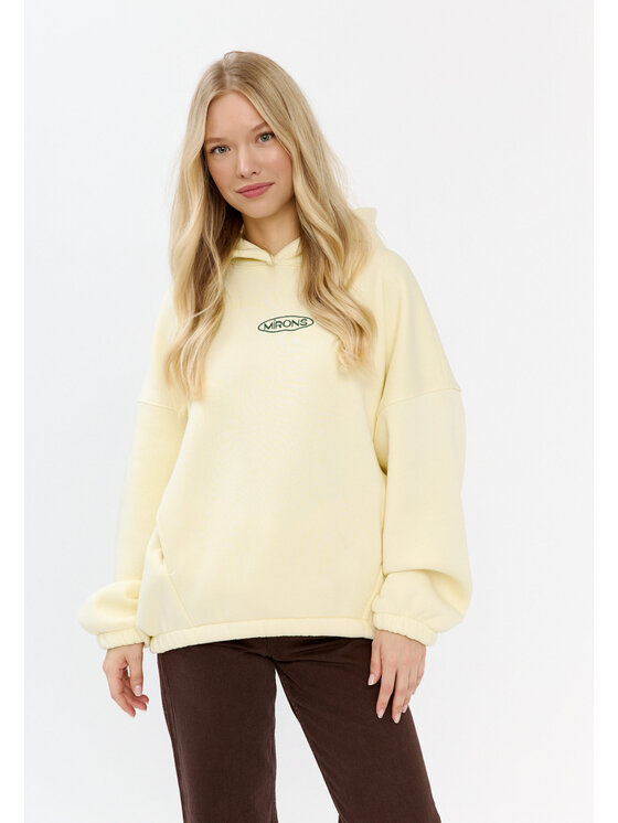 Mirons Mirons Bluza soft Beżowy Oversize