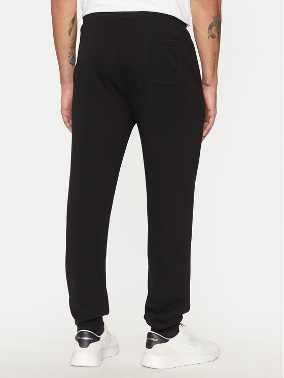 KARL LAGERFELD KARL LAGERFELD Teplákové nohavice 705461 551900 Čierna Regular Fit