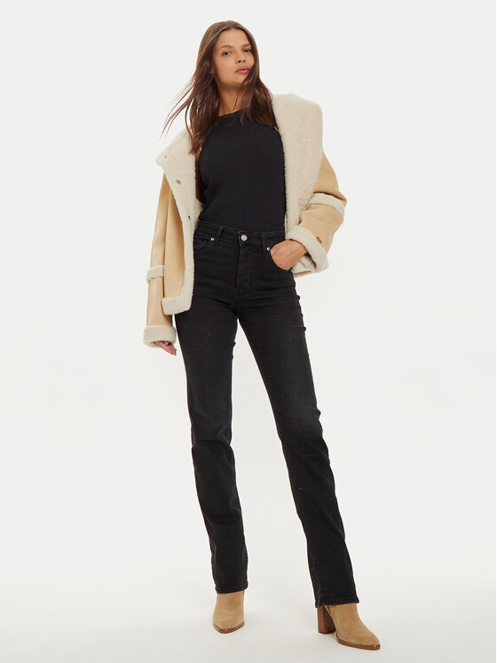 Liu Jo Liu Jo Jeansy UF4063 DS615 Černá Straight Fit