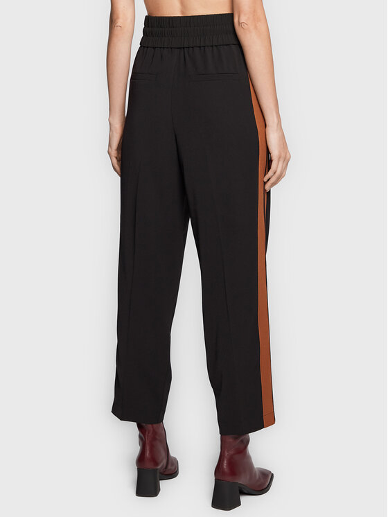 Marc Aurel Marc Aurel Kalhoty z materiálu 1659 2000 92875 Černá Regular Fit