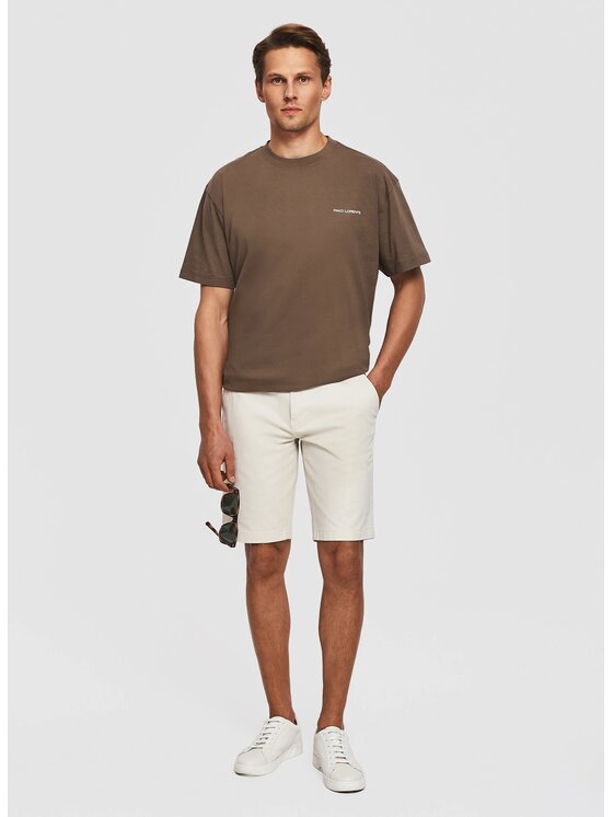 Pako Lorente Pako Lorente T-Shirt P26SF-TT-006 Brązowy Classic Fit