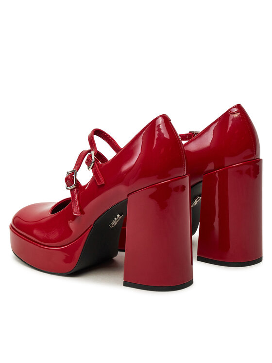Steve Madden Steve Madden Bateliai Cabarnet SM11003444 Raudona