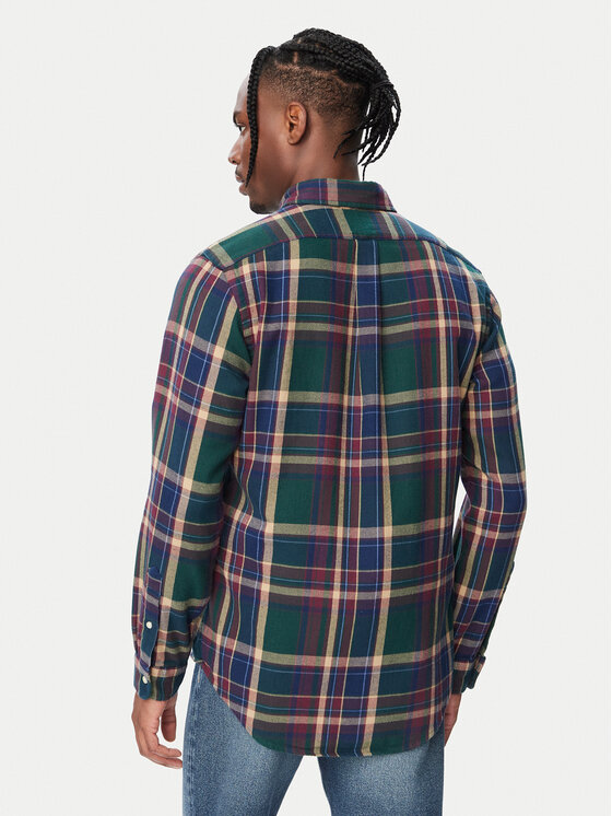 Polo Ralph Lauren Polo Ralph Lauren Сорочка 710B30152001 Темно-зелений Custom Fit