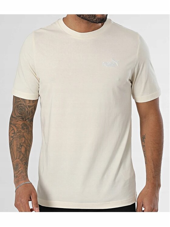 Puma Puma T-Shirt 682535-87 Beżowy Standard Fit