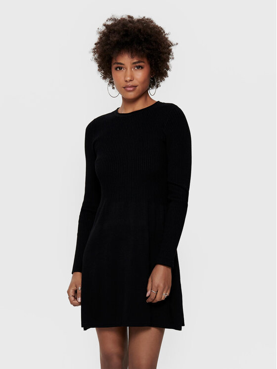 ONLY Vestito di maglia Alma 15185761 Nero Regular Fit, taglia : S