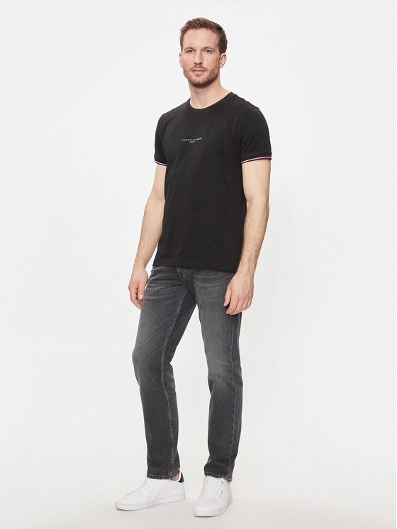 Tommy Hilfiger Tommy Hilfiger Jeansy Merceer MW0MW35171 Szary Straight Fit