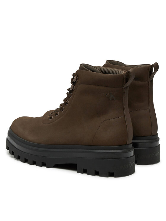 Calvin Klein Jeans Calvin Klein Jeans Trapery Lugged Laceup Boot Oxf Hiking Nb YM0YM01076 Brązowy