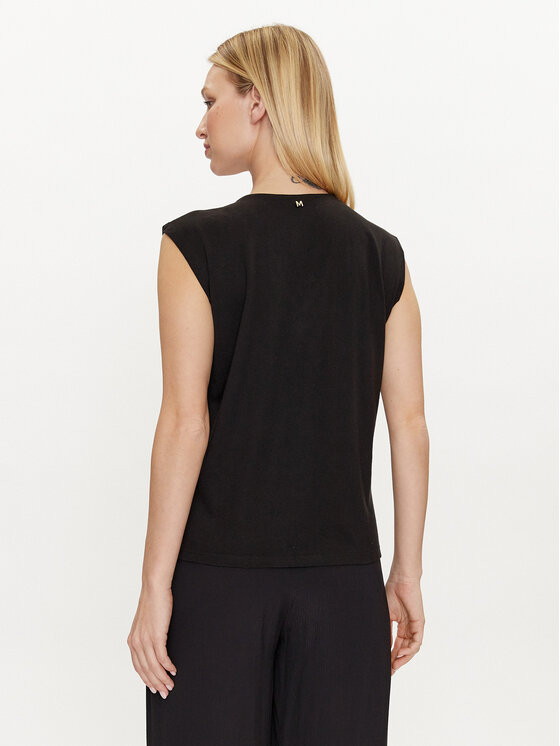 Lola Casademunt by Maite Lola Casademunt by Maite Μπλουζάκι MS2415028 Μαύρο Relaxed Fit
