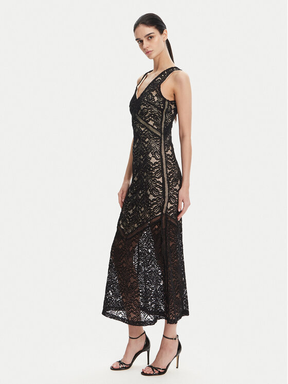 Guess Guess Coctailkleid W5GT37 KCS90 Schwarz Slim Fit