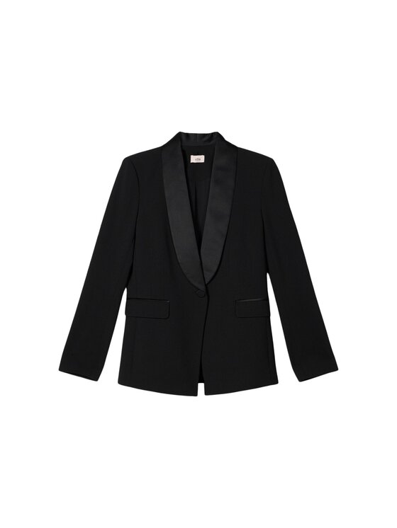 Oltre Oltre Giacca di transizione Q783R004564N033 Nero Slim Fit