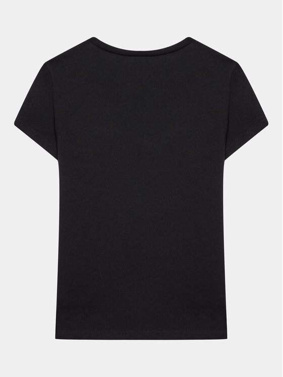 United Colors Of Benetton United Colors Of Benetton T-shirt 3096C10D2 Crna Regular Fit