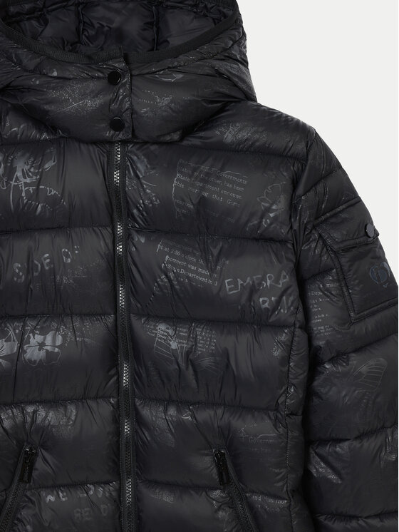 Desigual Desigual Zimní bunda Drammen 24WWEWBM Černá Regular Fit