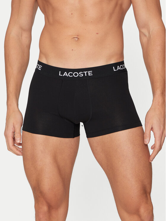 Lacoste Set Od 3 Para Bokserica 5H0864 Crna