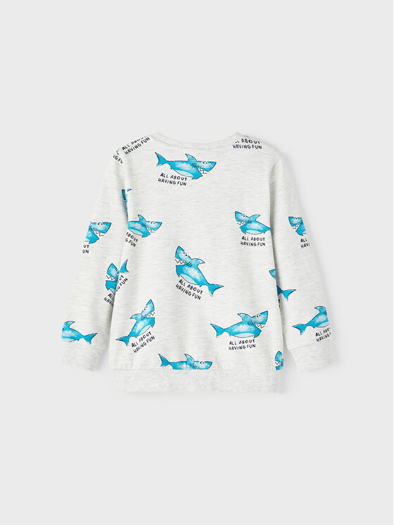 NAME IT NAME IT Mikina 13217044 Šedá Regular Fit