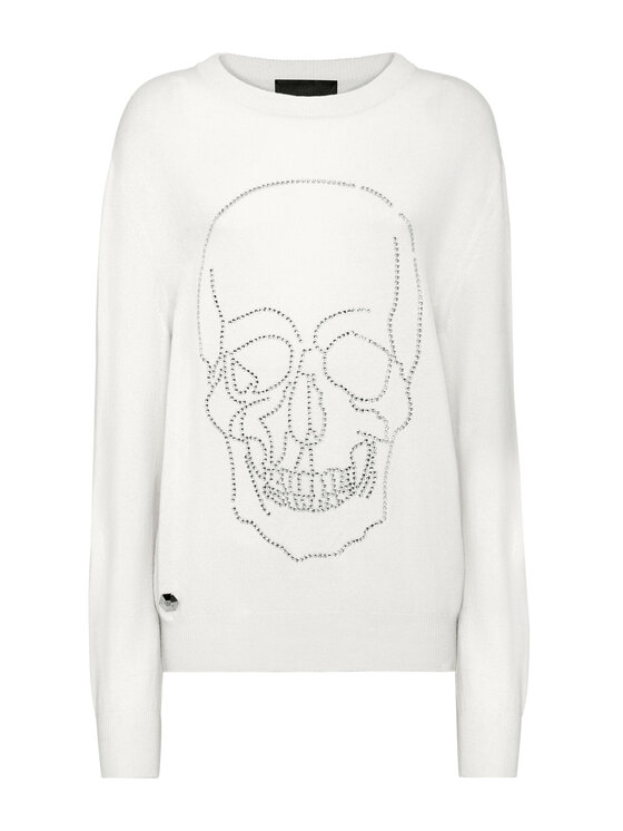 PHILIPP PLEIN PHILIPP PLEIN S dlhými rukávmi 2203 Biela Regular Fit