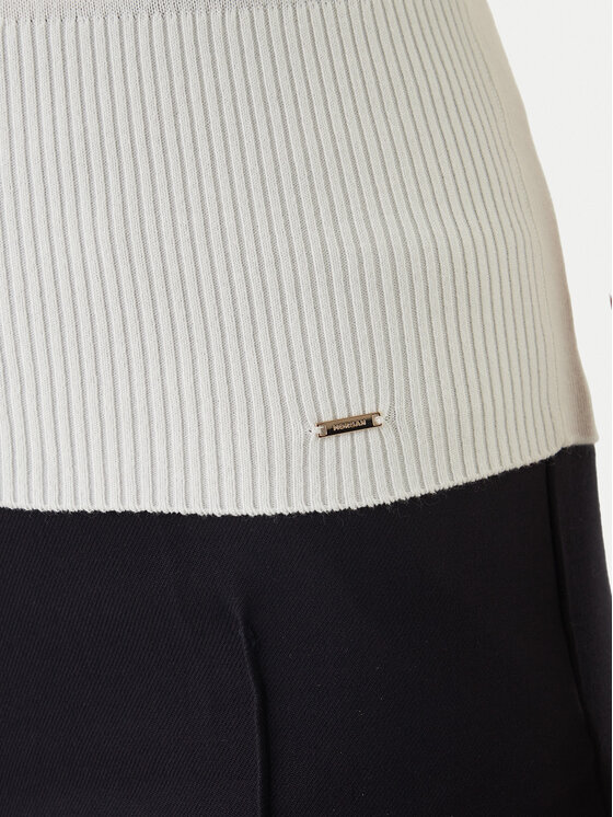 Morgan Morgan Блуза 242-MENTHE Екрю Slim Fit