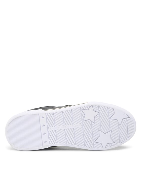 Tommy Hilfiger Tommy Hilfiger Laisvalaikio batai Th Prep Court Sneaker FW0FW06859 Juoda
