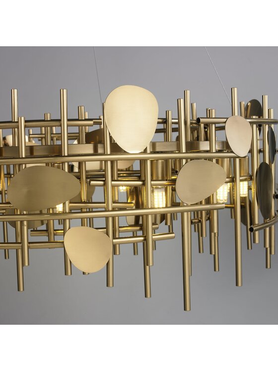 MIAhome MIAhome Lampa wisząca złota Plaquita 60 m Złoty