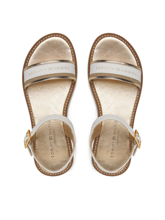 Tommy Hilfiger Tommy Hilfiger Sandały Sandal T4A2-33944-1281 S Biały