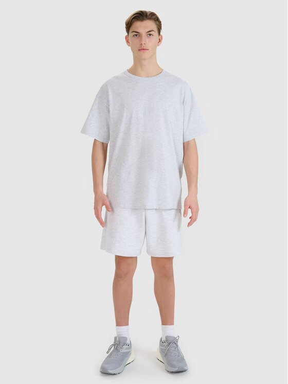 4F 4F T-shirt 4FWSS25TTSHU1972-27M Grigio Oversize