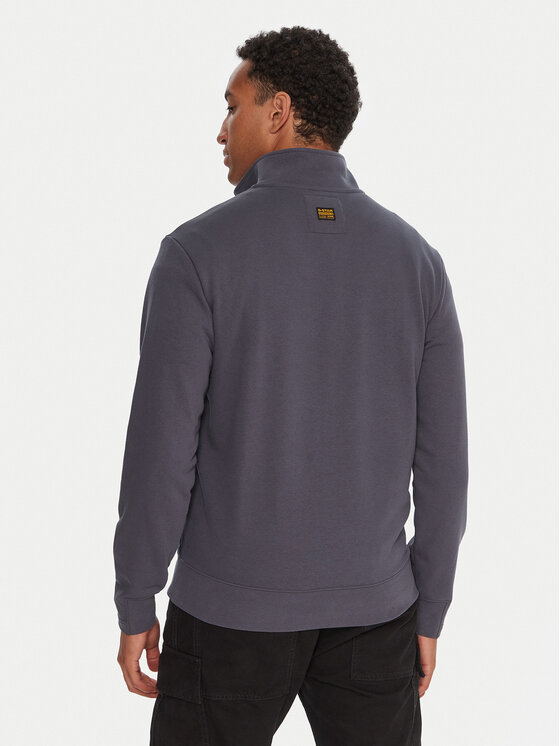 G-Star Raw G-Star Raw Pulóver Nifous Half Zip D26305-D566 Sötétkék Regular Fit