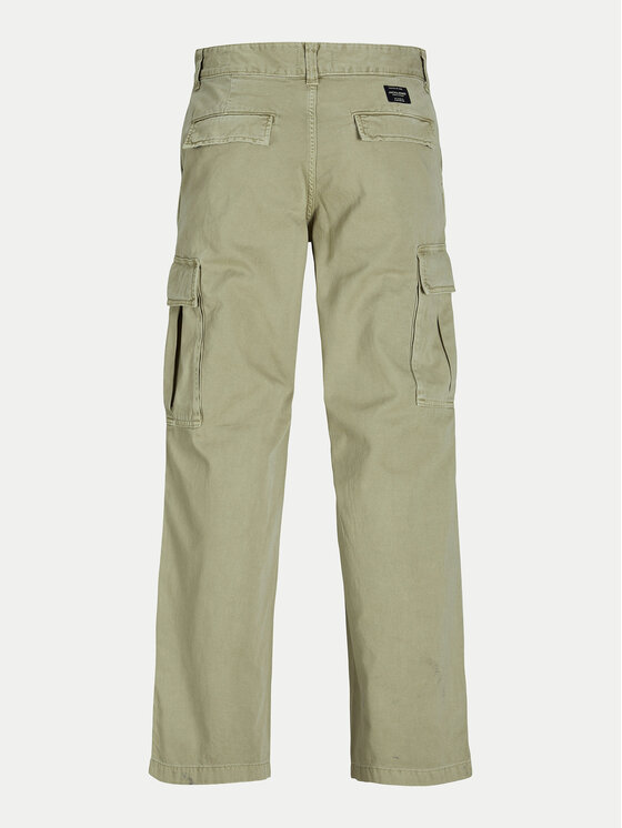 Jack & Jones Jack & Jones Spodnie materiałowe Bill 12269379 Beżowy Wide Leg