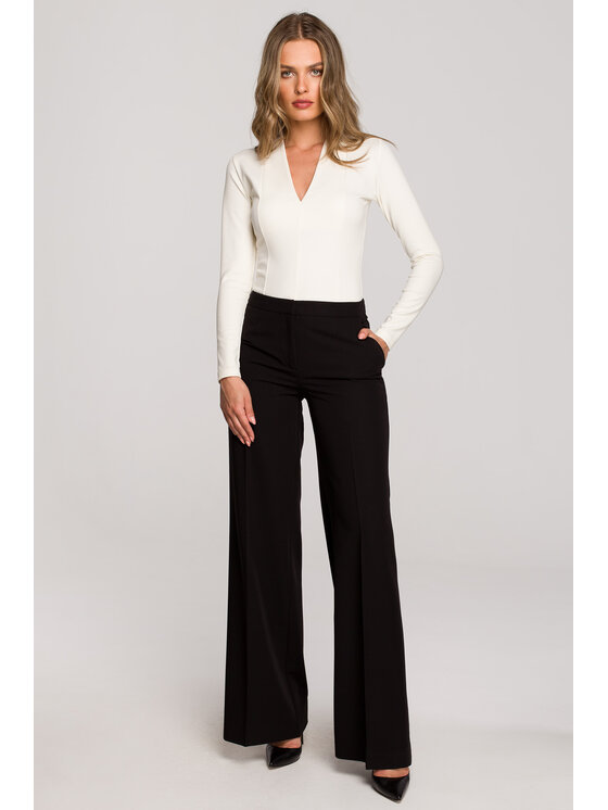 Stylove Stylove Pantaloni di tessuto S311 Nero Regular Fit