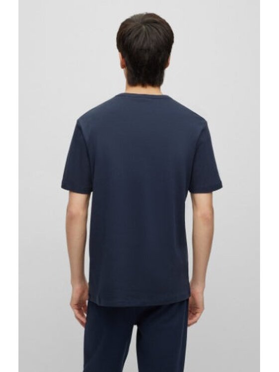 HUGO Hugo T-Shirt Dozy Tmavomodrá Regular Fit