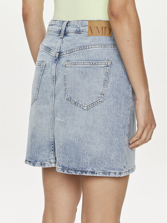 Vero Moda Vero Moda Spódnica jeansowa Tessa 10301536 Niebieski Regular Fit