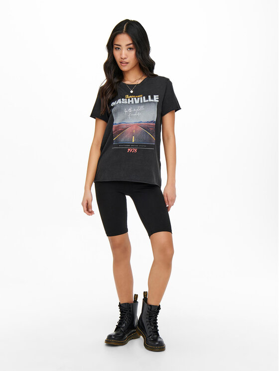 ONLY ONLY Велосипедки 15174969 Чорний Slim Fit