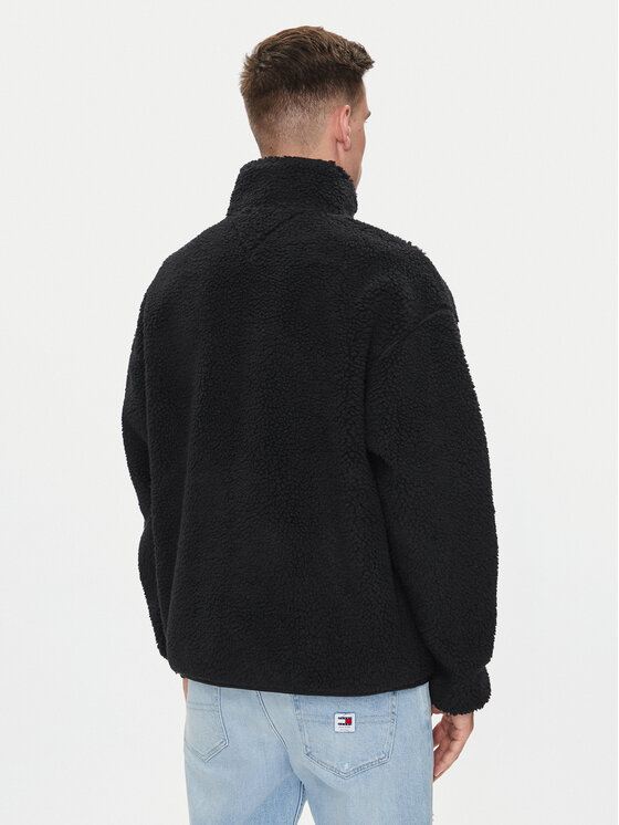 Tommy Jeans Tommy Jeans Giacca anorak Teddy DM0DM19242 Nero Relaxed Fit