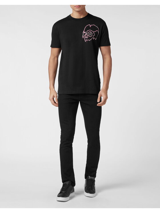 PHILIPP PLEIN PHILIPP PLEIN T-Shirt 9901 Czarny Regular Fit