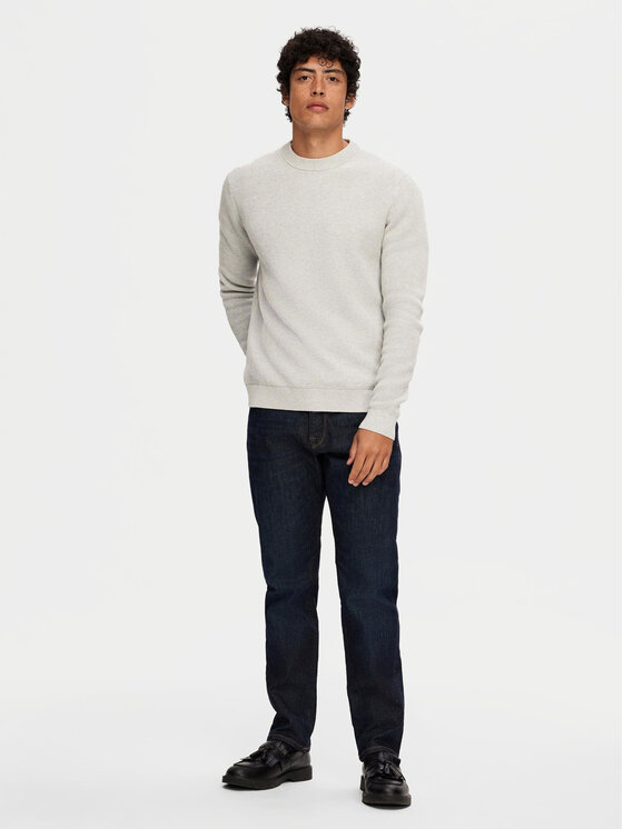 Selected Homme Selected Homme Pullover Dane 16092599 Grau Regular Fit