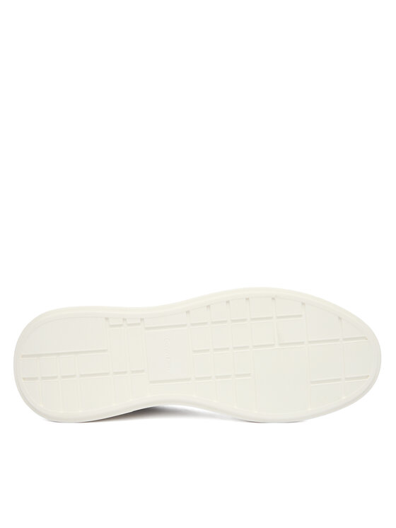 Calvin Klein Calvin Klein Sneakersy Chunky Cupsole Laceup Lth Bt Aop YW0YW02036 Bílá