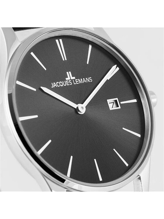Jacques Lemans Jacques Lemans Zegarek 1-2122A Czarny