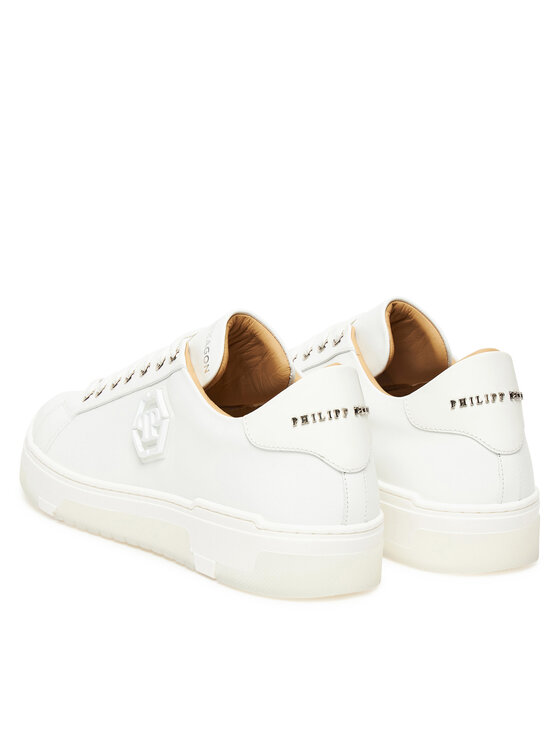 PHILIPP PLEIN PHILIPP PLEIN Sneakersy PAES USC0722 PLE005N01 Biały