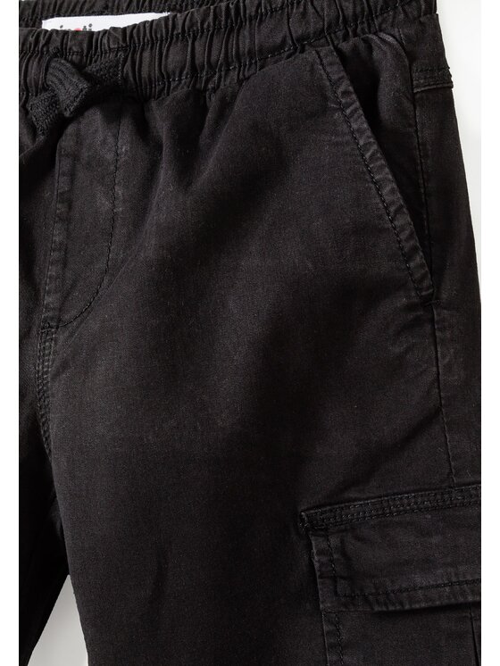 minoti minoti Spodnie cargo 27PANT2 Czarny Regular Fit
