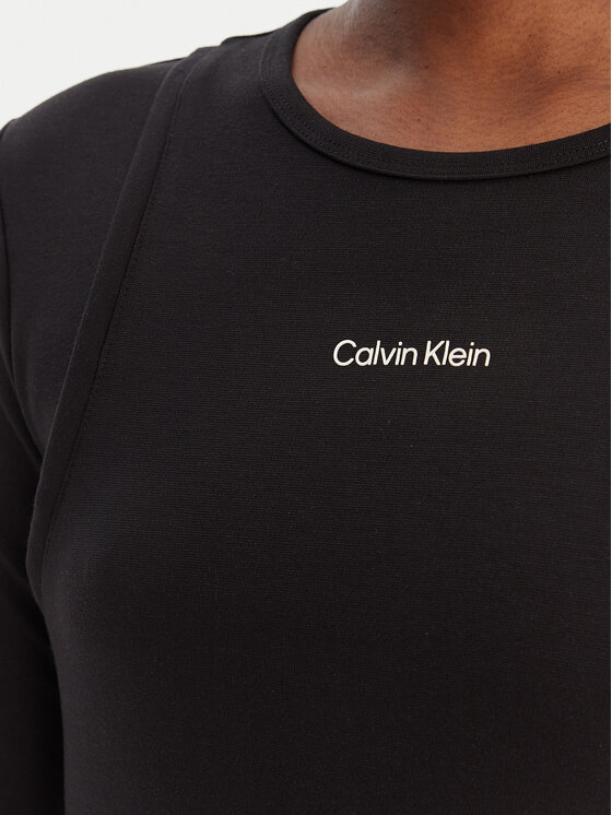 Calvin Klein Jeans Calvin Klein Jeans Trikotāžas kleita LV047E219G Melns Slim Fit