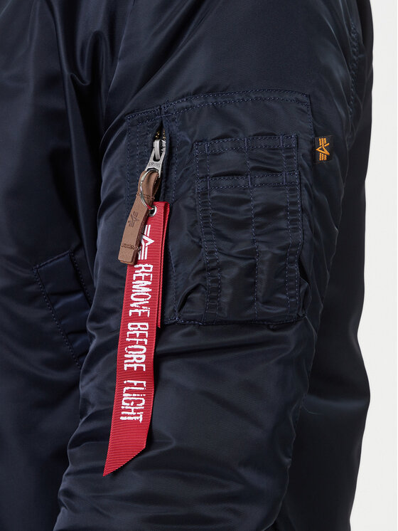 Alpha Industries Alpha Industries Яке бомбър Ma-1 Vf 59 Long 168100 Тъмносин Slim Fit