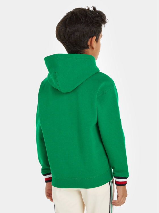Tommy Hilfiger Tommy Hilfiger Felpa Monogram KB0KB08827 Verde Regular Fit