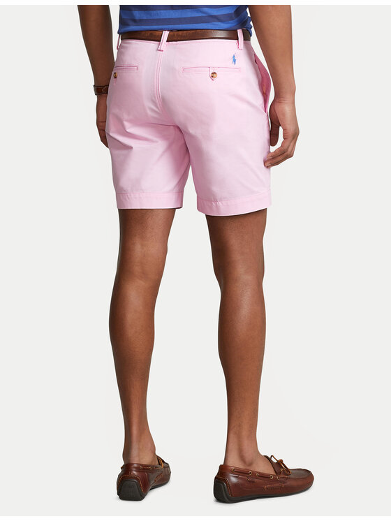 Polo Ralph Lauren Polo Ralph Lauren Kratke hlače iz tkanine 710799213010 Roza Slim Fit