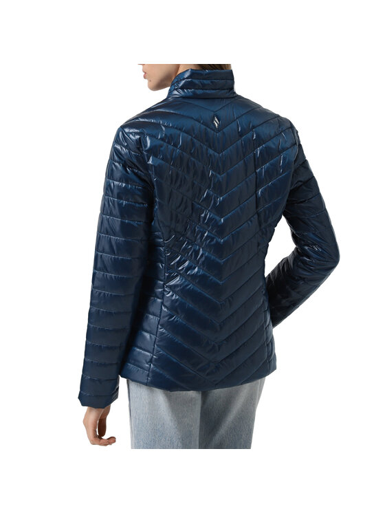 Skechers Skechers Giacca di transizione Skechers GO Shield Shine Jacket Blu scuro Regular Fit