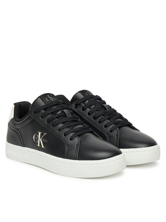 Calvin Klein Jeans Calvin Klein Jeans Sneakersy Classic Cupsole Mono Lth Wn YW0YW01902 Čierna