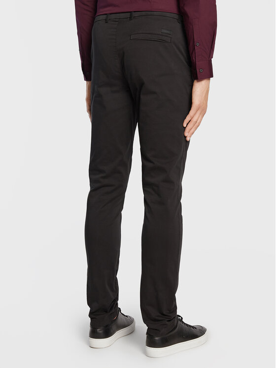Pantaloni chino K10K109914 Nero Slim Fit