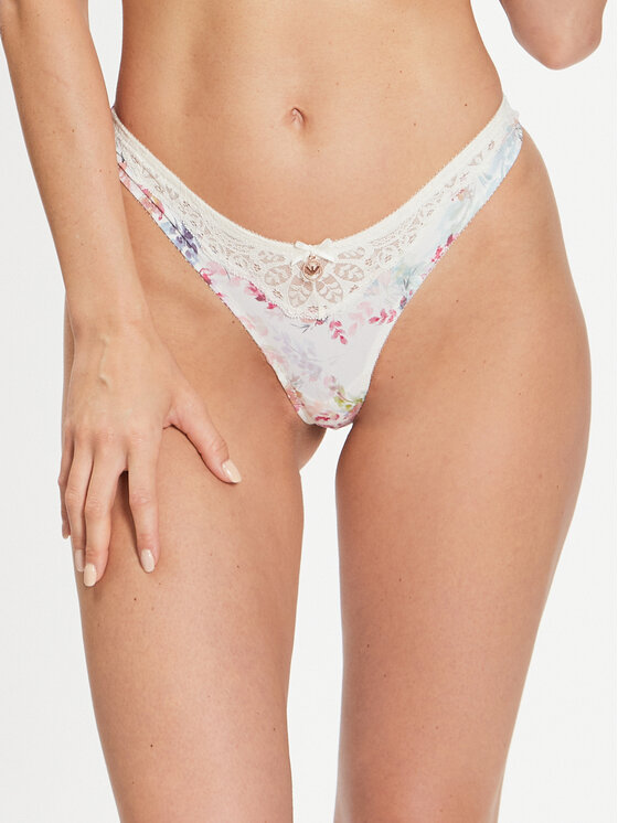 Emporio Armani Underwear Chilot tanga 164652 3R212 99110 Écru