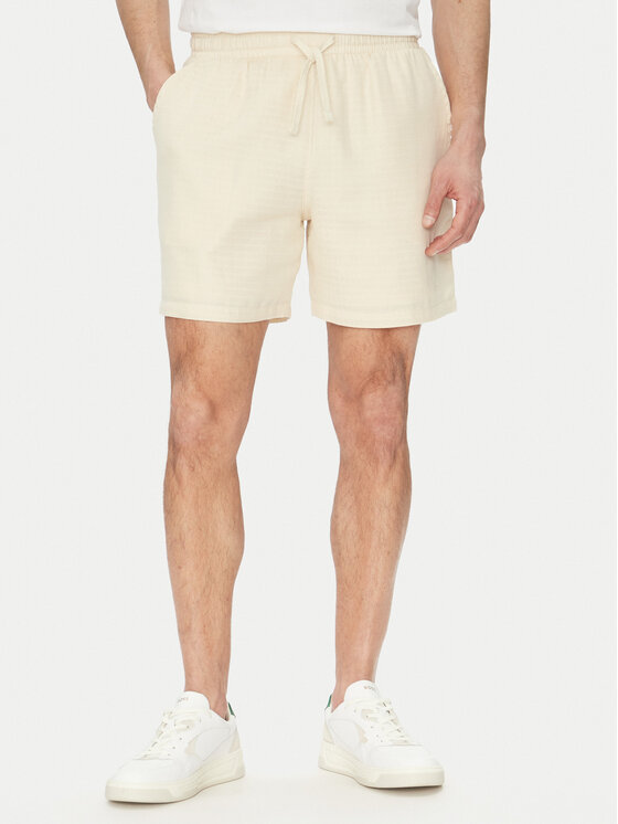 BOSS BOSS Шорти з тканини 50540134 Écru Regular Fit